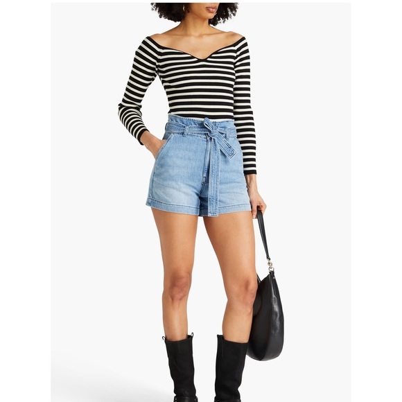 Ba&sh Striped ribbed-knit sweater - Picture 2 of 9